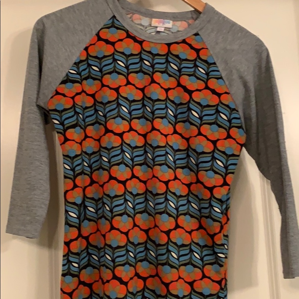 Lula roe baseball t shirt